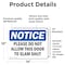 Signmission Please Do Not Allow This Door To Slam Shut, 14 in W x Rectangle, Vinyl Decal OS-2PACK-NS-D-1014-L-17373 - alternate 3
